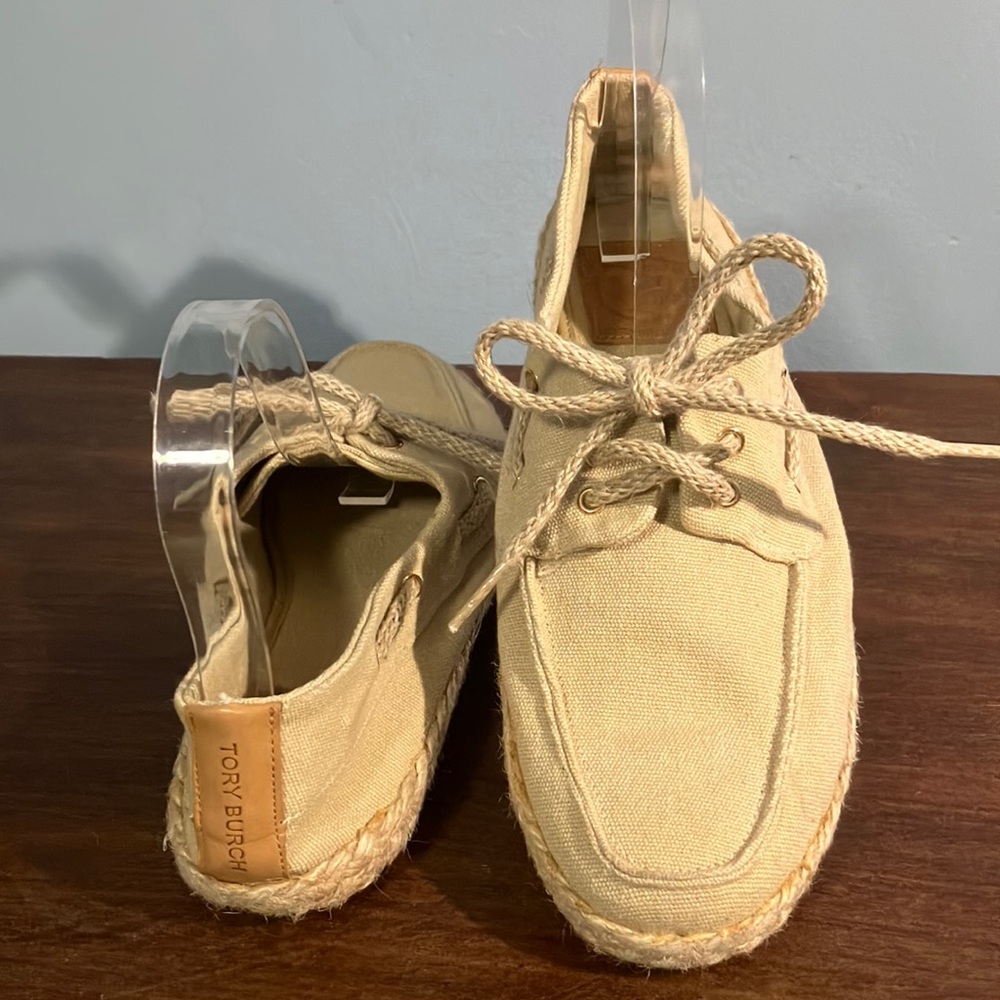 Tory Burch canvas Oxford Shoes 7.5